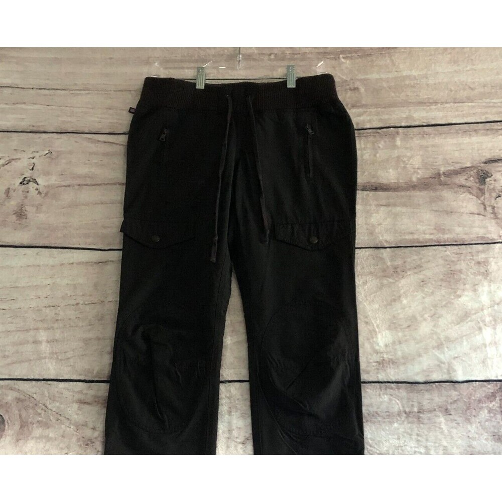 Vintage Polo Jeans Company Pants 2 Womens Black Flight Aviator Cargo Snow Winter - Picture 3 of 15
